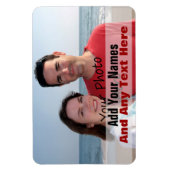 Uw foto op een flexibele magneet (Verticaal)