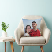 Uw foto op een piloot kussen (Stoel)