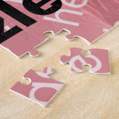 Uw foto op een puzzel legpuzzel (Zijkant)