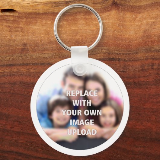 Uw foto op een sleutelhanger (Voorkant)