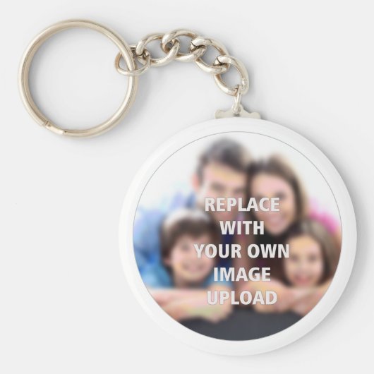 Uw foto op een sleutelhanger (Voorkant)