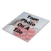 Uw foto op een stapel tegeltje (Zijkant)