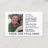 Uw foto op een Visitekaartje (Voorkant)