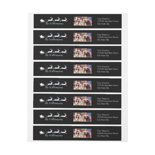 Uw Foto op het Zwarte Adres van de Terugkeer van (Vel)