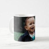 Uw foto op maat gepersonaliseerd koffiemok (Voorkant links)
