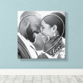 Uw foto op maat opgespannen canvasprint canvas afdruk (Insitu (Houten vloer))