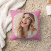 Uw foto op uw gezicht op een gepersonaliseerde kussen (Deken)