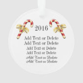 Uw Foto Ornament of Label (achterkant)