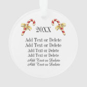 Uw Foto Ornament of Label (achterkant)