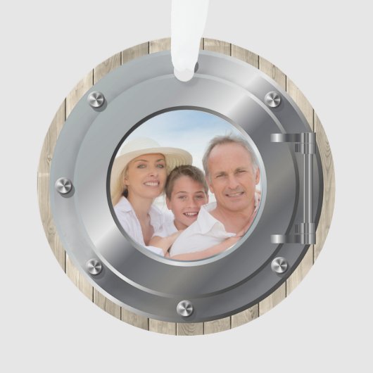 Uw foto-Ornament of Label - Zie Terug Ornament (voorkant)