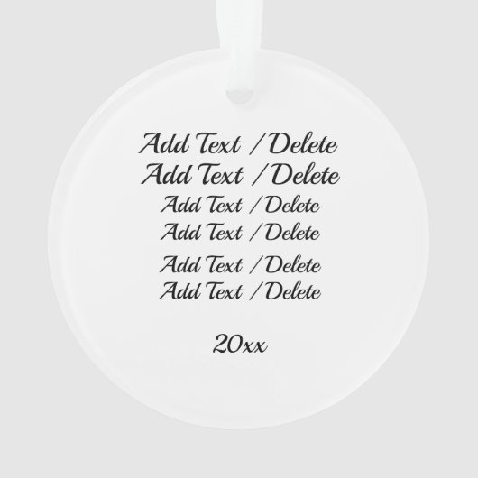 Uw foto-Ornament Ornament (achterkant)