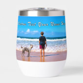 Uw foto personaliseren met aangepaste tekstnaam (Voorkant)