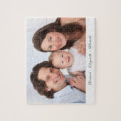 Uw foto Persoonlijke naam Jigzaag Puzzle Legpuzzel (Verticaal)