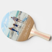 Uw foto Ping Pong Paddle met aangepaste tekst Tafeltennisbatje (Zijkant)