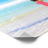 Uw foto-Poster met aangepaste tekst Poster (Hoek)