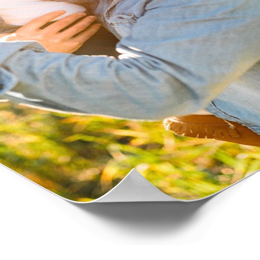 Uw foto-Poster portret Poster (Hoek)