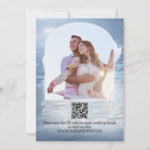 Uw foto QR Zwanenmeer Save the Date kaart (Achterkant)