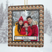 Uw foto Retro Art Deco Jazz Age  kleuren Keramisch Ornament