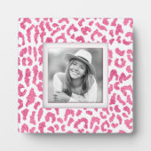 Uw foto roze luipaard rand fotoplaat (Voorkant)