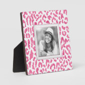 Uw foto roze luipaard rand fotoplaat (Voorkant)