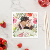 Uw foto roze rode roodroodroodroodbruin servetten (Insitu)