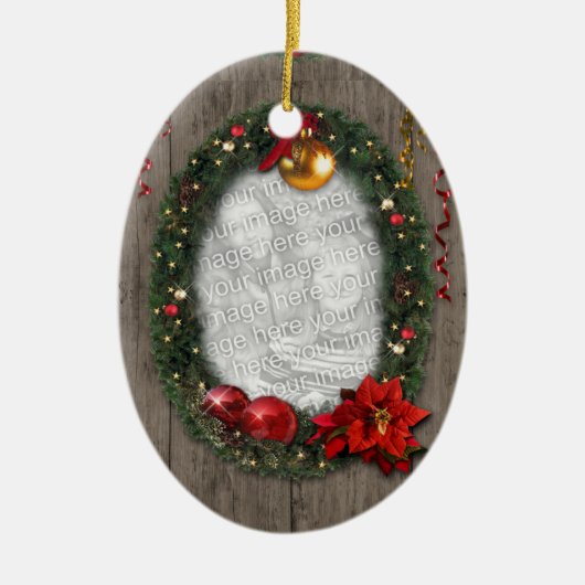Uw foto('s) keramisch ornament (Voorkant)