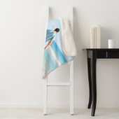 Uw foto sherpa deken met aangepaste tekst (In situ)