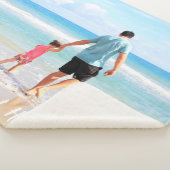 Uw foto sherpa deken met aangepaste tekst (3/4)