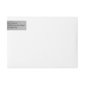 Uw foto Silver Merry-kerstretouradres (Voorkant)