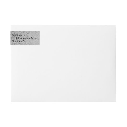 Uw foto Silver Merry-kerstretouradres (Voorkant)