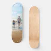 Uw Foto Skateboard Cadeau met Aangepaste Tekst Naa (Voorkant)