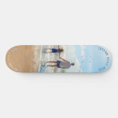 Uw Foto Skateboard Cadeau met Aangepaste Tekst Naa (Horizontaal)