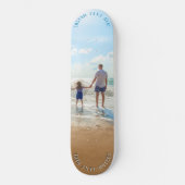 Uw Foto Skateboard Cadeau met Aangepaste Tekst Naa (Voorkant)