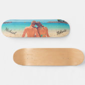 Uw foto Skateboard Gift met aangepaste naam (Horizontaal)