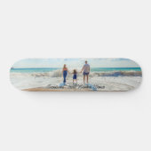 Uw Foto Skateboard met Aangepaste Tekst Naam (Horizontaal)