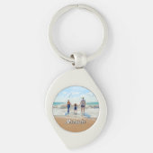Uw Foto Sleutelhanger Gift met aangepaste naam (Voorkant)
