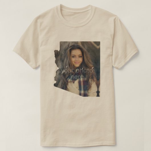 UW FOTO State of Arizona Shape T-shirt (Design voorkant)