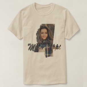 UW FOTO State of Mississippi Shape T-shirt