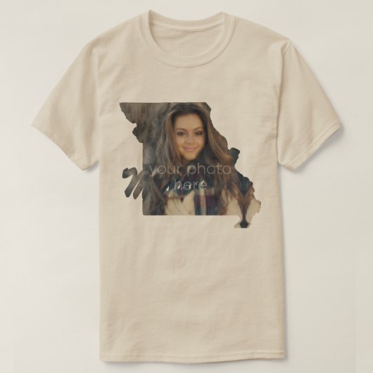 UW FOTO State of Missouri Shape T-shirt (Design voorkant)