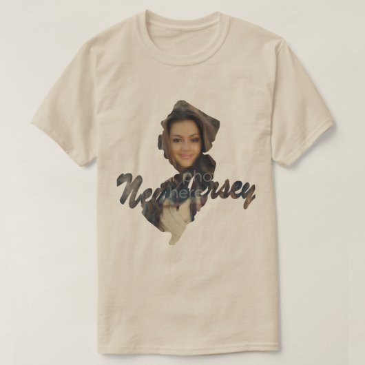 UW FOTO State of New Jersey Shape T-shirt (Design voorkant)