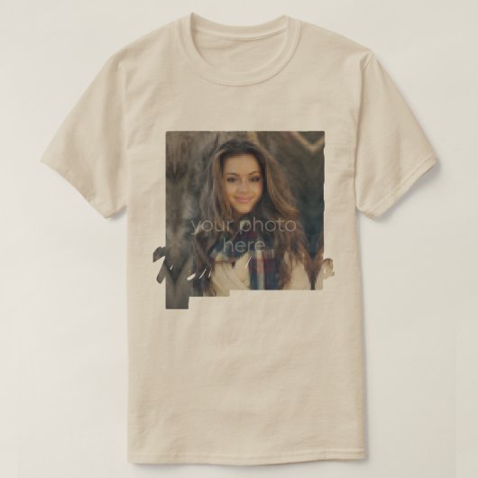 UW FOTO State of New Mexico Shape T-shirt (Design voorkant)