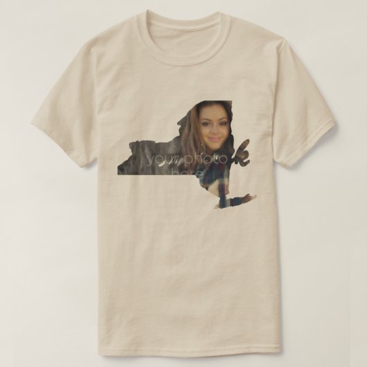 UW FOTO State of New York Shape T-shirt (Design voorkant)