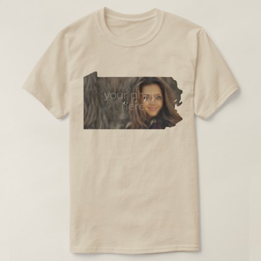 UW FOTO State of Pennsylvania Shape T-shirt (Design voorkant)