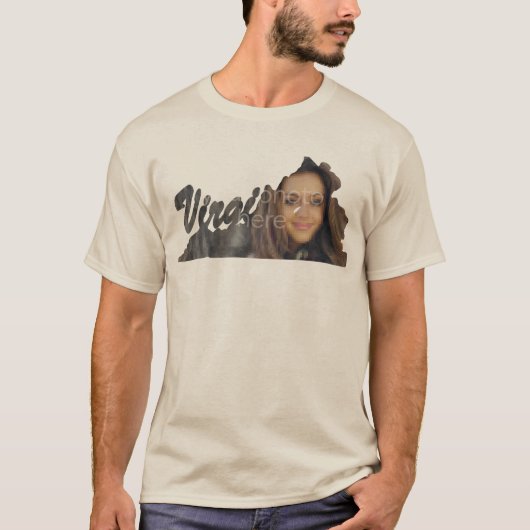 UW FOTO State of Virginia Shape T-shirt (Voorkant)