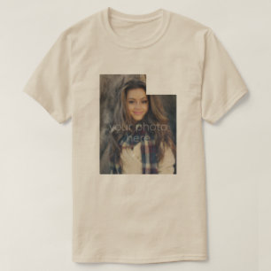 UW FOTO-status van Utah-vorm T-shirt