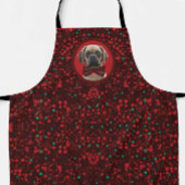 UW FOTO Stijlvolle kerst huisdier voor Hondenliefh Schort