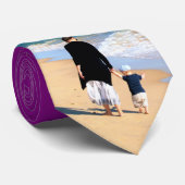 Uw foto-Stropdas met aangepaste tekst Kleuren kiez Stropdas (Opgerold)