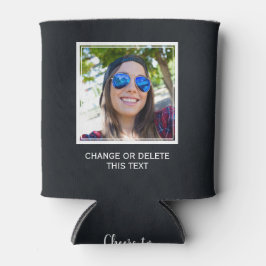 UW foto & tekst aangepaste koelbox Blikjeskoeler