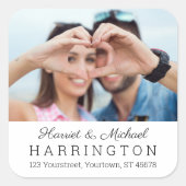 UW FOTO & TEKST aangepaste stickers (Voorkant)