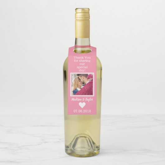 UW foto-, tekst- en kleurenfleshangers Flessenhanger (Op fles)